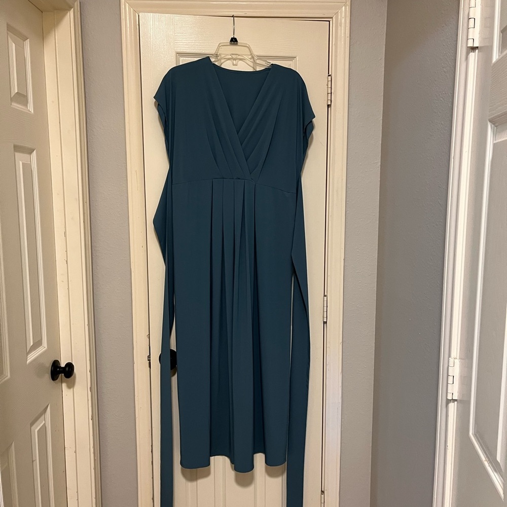Halara Elegant Teal Dress